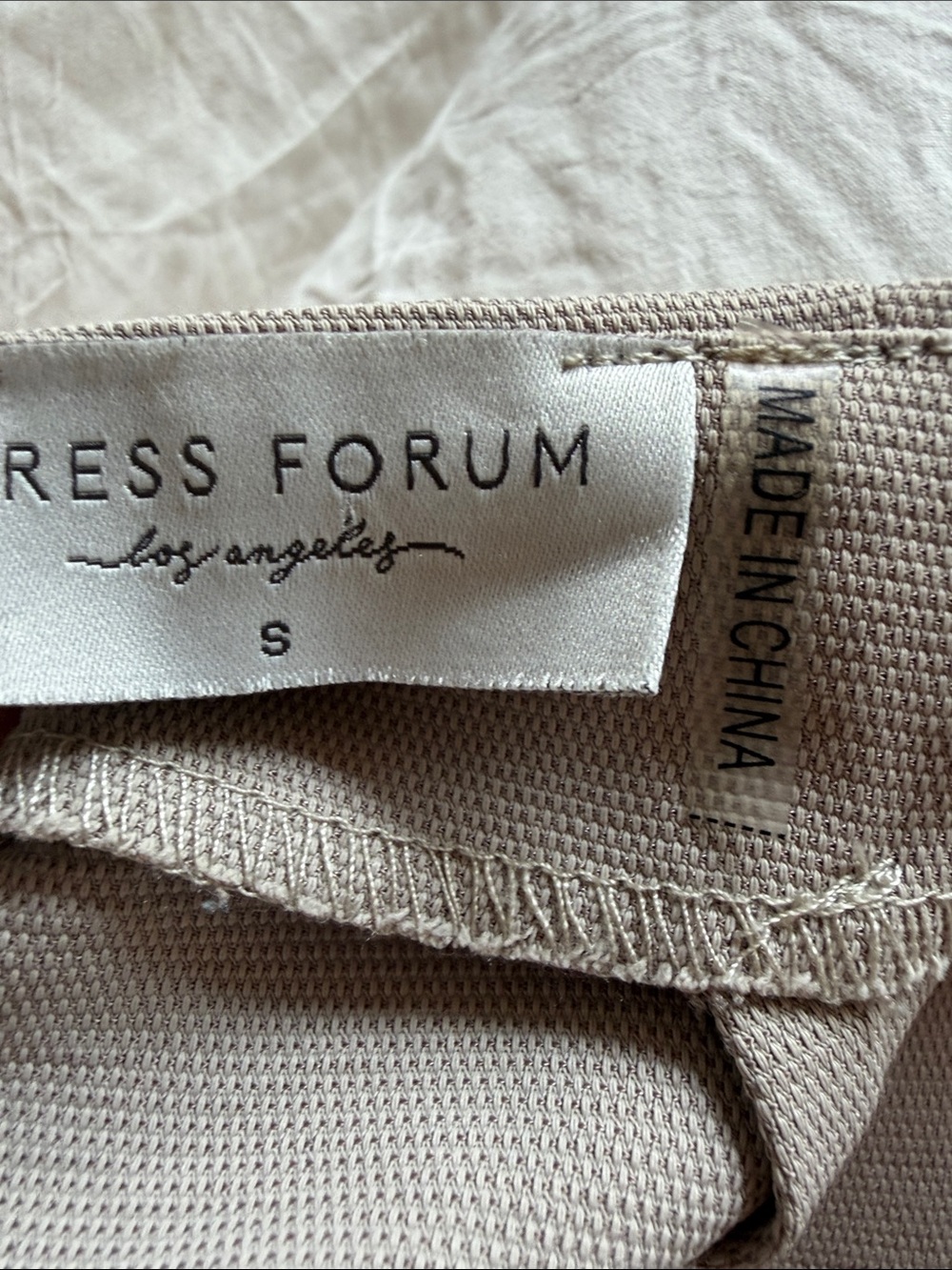Dress Forum Los Angeles Dallas Jumpsuit in Dove size Small - Picture 6 of 10